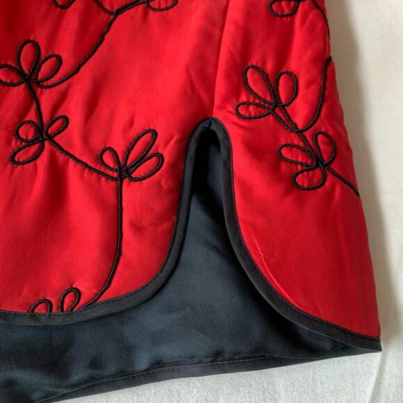 Chico's Design 100% silk embroidered jacket size L. - Picture 4 of 8